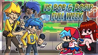 Friday Night Funkin' Vs. Bob and Bosip FULL WEEK + Cutscenes (HARD)