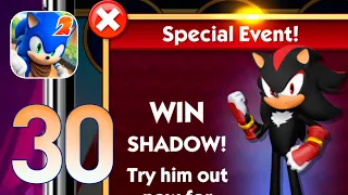 Sonic Dash 2: Sonic Boom Gameplay Walkthrough Part 30 - Special Event Win Shadow! (iOS, Android)