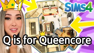 building a Q-shaped home for a QUEEN! Sims 4: Alphabet Build Challenge | Part 17