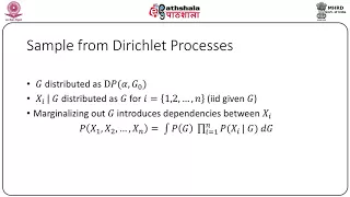 Nonparametric Bayesian analysis: Dirichlet processes