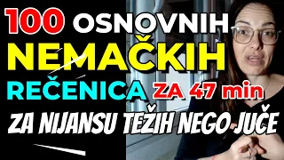 OSNOVNI NEMAČKI DO SITNICA - 100 ZA NIJANSU TEŽIH REČENICA NEGO JUČE ZA 47 MIN - TAKO DA NE GREŠITE