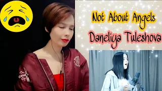 Daneliya Tuleshova | Not about Angels | REACTION | i'm not crying. trust me.