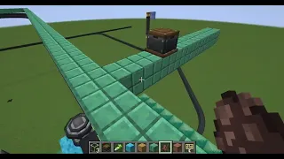 Experiment create a mod and I build a monorail train. #createmod #minecraft #train