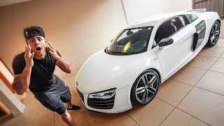 TEM UM AUDI R8 NA MINHA GARAGEM!