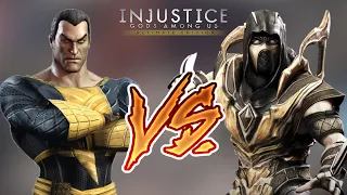 Injustice Gods Among Us - Black Adam Vs. Scorpion (Hard) Walkthrough | RozZ99