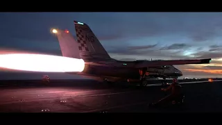Air Combat ( Radio only ) F-14 Tomcat vs.  MiG-23 1989
