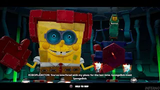 Spongebob Battle For Bikini Bottom Rehydrated 100% Walkthrough Part 13 - Final Boss + Ending