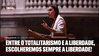 Entre o totalitarismo e a liberdade, escolheremos sempre a liberdade!