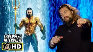 Jason Momoa talks taking on the role of Aquaman - Exclusive Interview (2018)