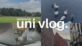 netherlands uni vlog : studying, baking, and exploring at the end of summer 📚