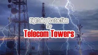 Lightning Protection for Telecom Towers // EvoDis Lightning Prevention System