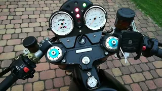 Moto Guzzi V11 scura / prezentacja / dźwięk Mistral!