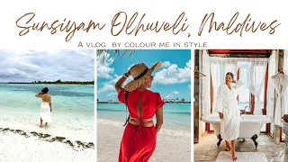 Sunsiyam Olhuveli Maldives a Vlog  Part 1 | Colour me in style