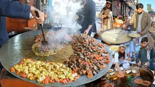 Breakfast in Afghanistan | Traditional street food | liver fry, Curry recipe, Milk Paratha