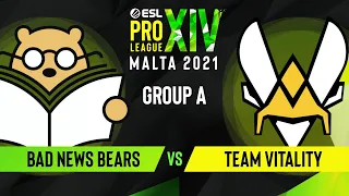 CS:GO - Team Vitality vs. Bad News Bears [Inferno] Map 1 - ESL Pro League Season 14 - Group A