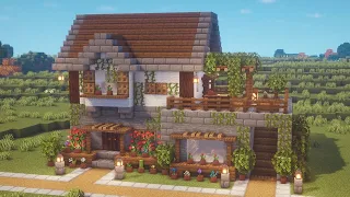 Minecraft | How to Build a Farmhouse | Tutorial