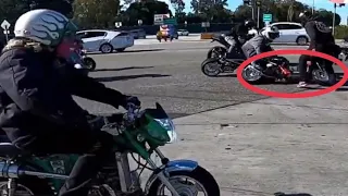 BEST OF 2021 - Motorcycle Road Rage, Crashes, Angry People & Close Calls