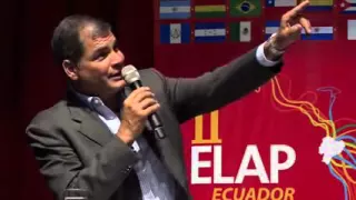 Conferencia Magistral Rafael Correa Delgado PARTE 1