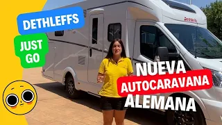 ⚫ NUEVA gama alemana 🇩🇪 DETHLEFFS 😵 Autocaravana perfilada moderna 🚐 Te va a sorprender su interior