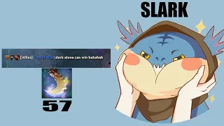 Easiest way to play with Slark and best items Rampage Dota 2 #dota2