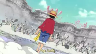 Luffy  usa haki
