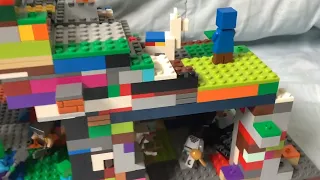 Behind the Lego mountain cave