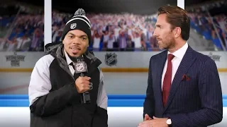 Lazlo Holmes interviews Rangers goaltender Henrik Lundqvist