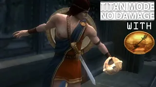 God of War 2 Kratos vs Perseus Very Hard (TITAN) No Damage With Spear of Destiny