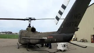 Bell UH 1 Rotor Balancing Runs