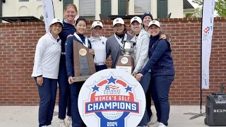 Navy Women's Golf Wins 2024 Patriot League Championship