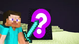 What happens if you build a nether portal in the end?! *SHOCKING* *CLICKBAIT*