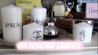 DIY Designer Candles | Carly Guisness