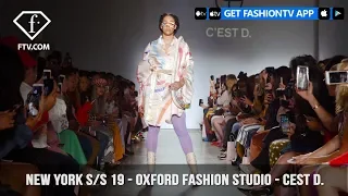 New York Fashion Week Spring/Summer 2019 - Oxford Fashion Studio - Cest D. | FashionTV | FTV