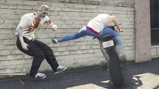 GTA 5 FUNNY BIKE KICK Compilation #10 (Gta V Funny Moments)