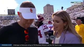 USC Lincoln Riley post-game interview vs Colorado