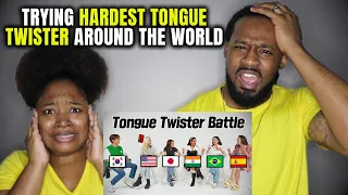 🇰🇷🇺🇸🇯🇵🇮🇳🇧🇷🇪🇸 THIS WAS HARDER THAN WE THOUGHT! | People Try Hardest Tongue Twister Around The World