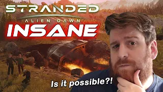 INSANE DIFFICULTY! IS IT EVEN POSSIBLE? | Stranded Alien Dawn: Robots & Guardians | LIVE