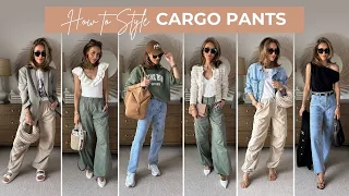HOW TO STYLE CARGO PANTS |  3 Different Pants | 9 Stylish Outfits