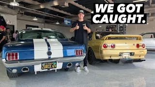 RB26 Mustang SNUCK into a GT-R ONLY Meet! They Loved it!