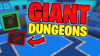 These Dungeons are MASSIVE! Giant Simulator Roblox