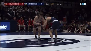 Tyler Kasak(PSU) vs Colin Roberts(EUP) 2/25/24 (Jeff Byers Radio Call)