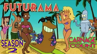 Futurama Season Two (1999) Carnage Count