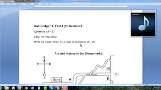 Cambridge 12 Test 4 Map listening  |Recent IELTS listening Test 2020|IELTS map listening strategies|