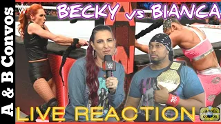 Becky Lynch vs. Bianca Belair - Raw Women’s Title Match - LIVE REACTION | Monday Night Raw 11/1/21