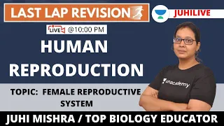 Last Lap Revision/ Human Reproduction /Juhi Mishra /  Unacademy | #NEET