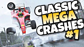 F1 2019 CLASSIC MEGA CRASHES