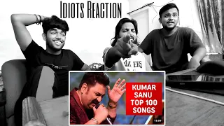Reaction Top 100 Songs Of Kumar Sanu | Random 100 Hit Songs Of Kumar Sanu | Three Idiots Reaction