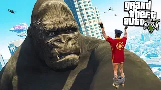 КИНГ КОНГ НАПАЛ НА ЛОС САНТОС В ГТА 5 МОДЫ! ОБЗОР МОДА GTA 5 РП веселая #игра #мультик #длядетей