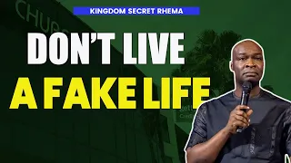Avoid  living A Fake life Joshua Selman