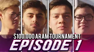 $100,000 ARAM TOURNAMENT l Episode 1 l  ft. Yassuo, WildTurtle, Scarra, & Shiphtur